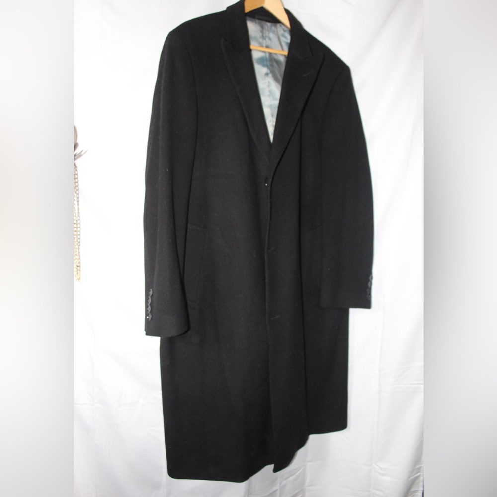 Stylish Black Wool-Cashmere Calvin Klein Coat sophisticated, quality, natural